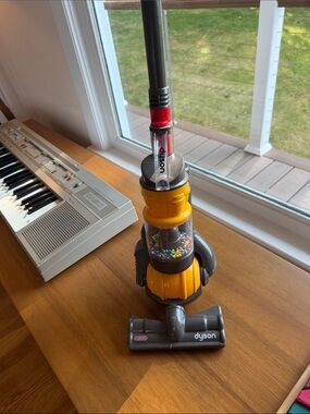 Dyson Kids Toy Vacuum in Yellow, Gray and Red
